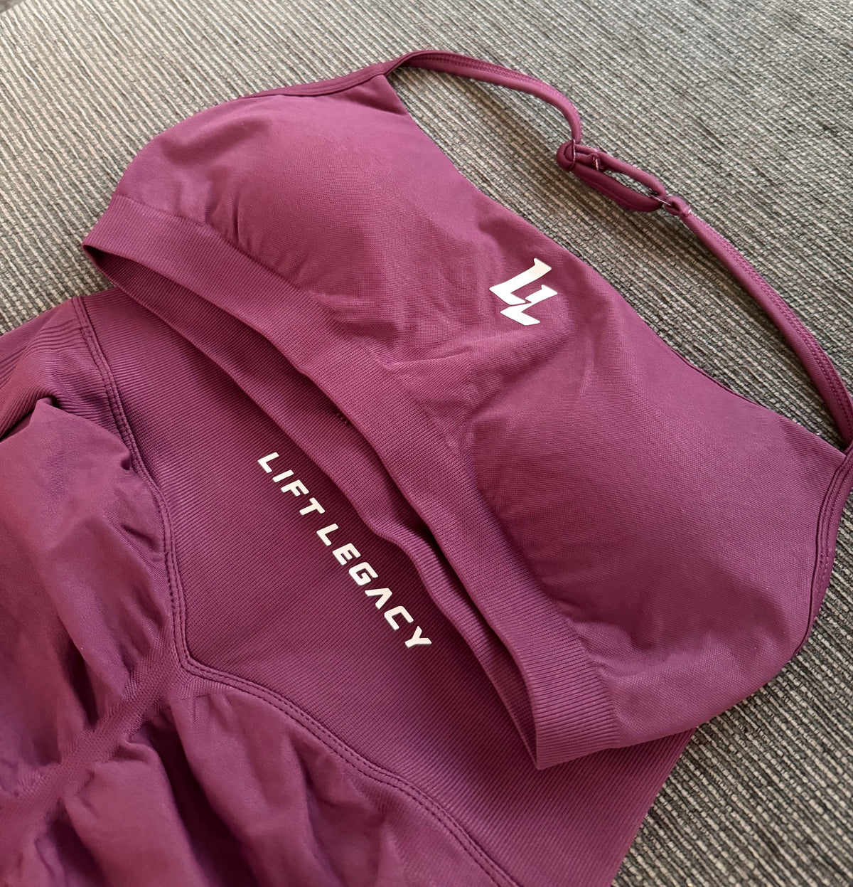 Lift Legacy Purple Women's Seamless Sports Bra
