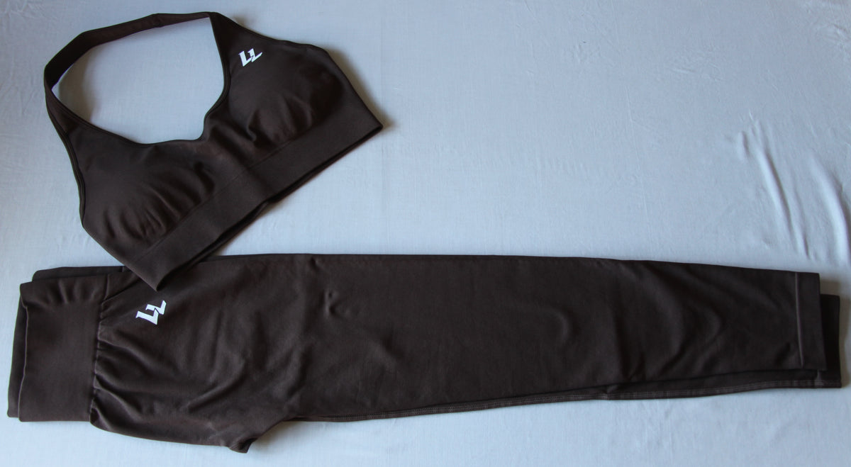 Lift Legacy Brown Women's Seamless Sports Bra